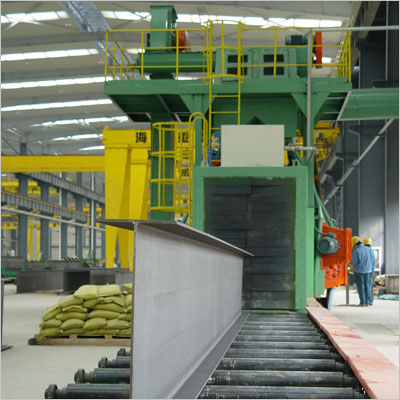 H型鋼拋丸機(jī)，工字鋼專用拋丸清理機(jī)
