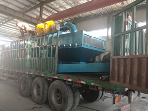 發(fā)往山西忻州八個(gè)拋丸器的法蘭拋丸設(shè)備，用于法蘭盤(pán)除銹專(zhuān)用設(shè)備